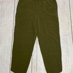 Madewell Track Trousers Pull On Joggers in Olive Green Size Medium Photo 0