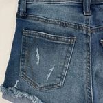 Kendall + Kylie  the drifter high rise‎ shorts Distressed size 1 medium blue Photo 8