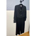 Vince Camuto Women’s Suit Set Cropped Blazer Jacket And Work Pants Black Photo 2