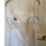BCBGMAXAZRIA | White Dress Size 6 Bachelorette Bridal Shower LWD Bride Photo 5