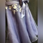 Jaden lilac dress with white upper shoulders tulle with flowers Size 16 Photo 1