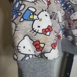  x Opening Ceremony Hello Kitty Print Long Sleeve Gray Sweater Small Photo 8