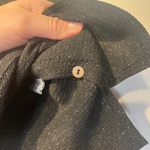 Eileen Fisher  Italian Made Waffle Knit Button Front Silk & Viscose Blend Top Photo 7