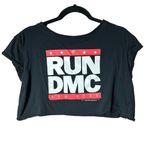 Run DMC Black Crop Top Sz Small Photo 2