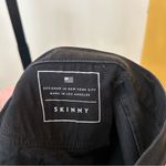 AYR  Skinny Jeans Black Denim Raw Hem Frayed $245 Size 27 (US 4) Photo 6