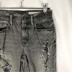 All Saints Ivy Destroy Boy Black Cropped Distressed Jeans 25 Photo 3