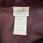 J Jill Cardigan Womens Small Petite Purple Velour Button Front Retro Bohemian Photo 5