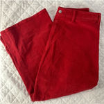 Universal Threads Universal Thread Bright Red Wide-Leg Pants Photo 3