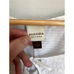 Sonoma  Embroidered Cotton Cream Peasant Blouse Large Boho Coastal Cowgirl Dainty Photo 1