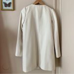 Elle  Long Off-White Coat Size 4 Photo 3