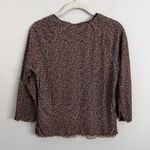 Kathie Lee Collection  LEOPARD PRINT 3/4 SLEEVE TOP‎ Photo 5