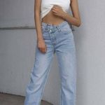 Princess Polly Asymmetrical Jeans Photo 0