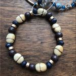 NWT Myra Bag Gold and Blue Multi Photo 4