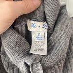 She & Sky Grey High Waist Ribbed Wide Leg Pants Photo 5