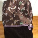 Old Navy eggplant purple Butterfly ribbon velvet shoulder bag tote ornate boho Photo 2