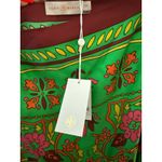 Tory Burch  Silk Scarf Caftan Top Green Splash Size Small Photo 5