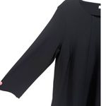 NWT J Jill Ponte Knit Black 3/4 Sleeve Shift Dress Sz Medium Minimalist Classic Photo 9