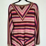 Missoni  long sleeve striped wool blend midi dress size 6 Photo 5