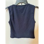 Reformation Midnight Blue Organic Cotton Knit Tank - L Photo 6