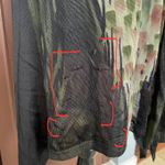 Adore Peacock Feather Print Sleeveless Cardigan Black Photo 4