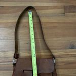 Source Unknown Vintage Leather Floral Tooled Shoulder Bag Saddle Bag 9x9.5 in Photo 4