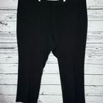 Catherines NWT Size 34W Black Right Fit Curvy Straight Leg Dress Pants Photo 0