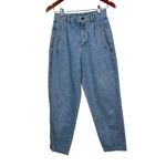 Liz Claiborne Vintage 80s Lizwear Pleated High Waist Denim Jeans Petite Size 8 Photo 1