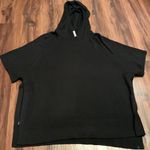 Lululemon  Athletica black hoodie short sleeve jacket oversized size small Photo 5