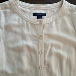 Jones Wear Vintage Linen Women's Size 14 Button Up Jacket Top Shirt Blouse Beige Photo 1