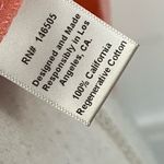 LA RELAXED • Pastel Pale Orange/Peach Short Sleeve Top Orange Size M Photo 2