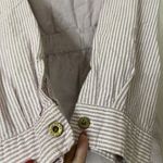 COOGI vintage purple striped cotton full zip long sleeve belted dress size XL Photo 7