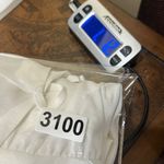 SNDYS Indigo Dress Womans XL White Maxi Plunging Neckline Summer Flowy NEW Photo 12