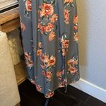 Lulus Best Day of My Life Dusty Sage Floral Print Midi Dress Size Small Photo 4