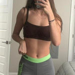 Nike Pros Green and Gray Spandex Small Photo 0
