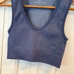 Aerie Offline By Blue Ribbed Cropped Tank Top Size XS Photo 2