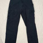 Wrangler  Relaxed Fit Cargo Pants Black Cotton Utility Women's Photo 0
