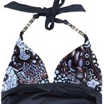 Anne cole NWT Signature Beaded Strap Halter 1 Piece Swimsuit Size 10 Retail $94 Photo 2