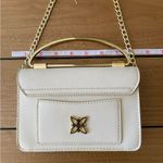 NWOT BCBG Coco Mini Satchel Faux Leather Crossbody CREAM Small Bag Photo 10