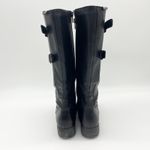 Mephisto Tall Boots Womens 7 Black Leather Buckle Zip Riding Equestrian Comfort Photo 3