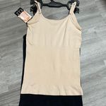 F.I.T Black & Tan Shapewear Tank Top Set Of 2 Photo 1