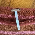 Free People Bardot Striped Oversized Sweater in Cedar Flower Size XXS Photo 5