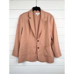Nordstrom  Two Button Notched Lapel Front Pockets Blazer Jacket Sz M Relaxed Fit Photo 1