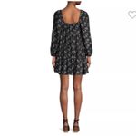 Alice + Olivia  Rowen Tiered Long Sleeve Floral Mini Dress Black Cream womens XS Photo 12