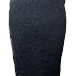 Blue Rain  Francesca's Black Lace‎ Pencil Skirt Goth Whimsycore Cocktail Party M Photo 0