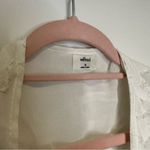 aritzia wilfred cropped wrap blouse size medium White Photo 2