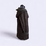 Monoreno  Gray Faux Fur & Suede Coat Photo 3