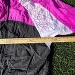 Nike Vintage 90's Windbreaker Track Jacket Size Large Black Pink Women Photo 10