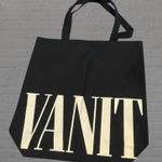 Vanity Fair Canvas Tote Bag Shopper Logo Fashion Magazine Retro Y2K 1990s Black Photo 0