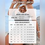 Blooming Jelly Women Blue Swim Dress Swimsuit One Piece Tummy Control 4XL NWT Size 4X Photo 7