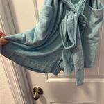 ANDIE Swim The Palma Terry Cloth Short Sleeve Romper Blue NWT Photo 2